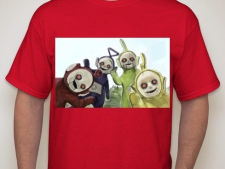 Teletubbies Zombie T-shirt | Blasted Rat For Sale