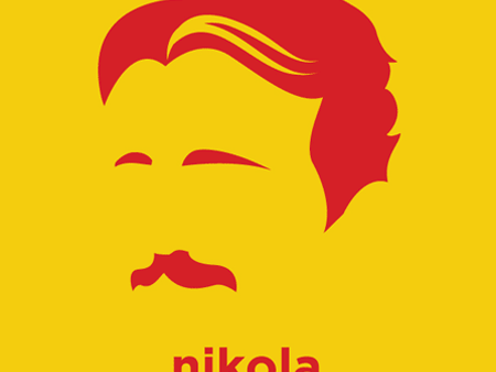 Nikola Tesla - Die Cut Vinyl Sticker Decal Cheap