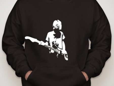 Nirvana Kurt Cobain with Guitar Hoodie | Blasted Rat Online Hot Sale