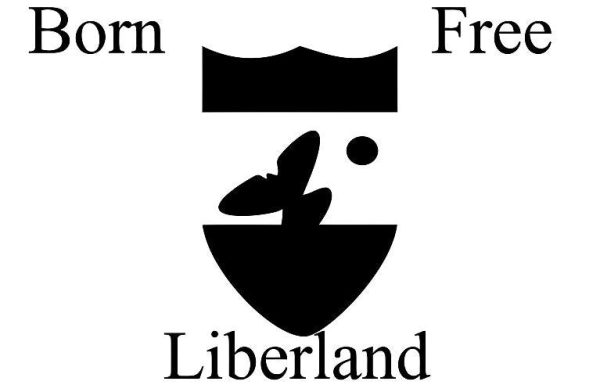 Liberland Born Free Variation | Die Cut Vinyl Sticker Decal | Blasted Rat Hot on Sale