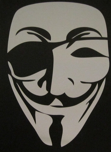 Anonymous Pirate Eye Guy Fawkes Mask | Die Cut Vinyl Sticker Decal | Blasted Rat For Cheap