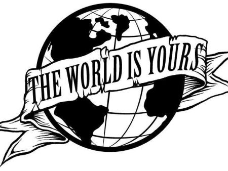 Scarface The World Is Yours Globe | Die Cut Vinyl Sticker Decal | Blasted Rat For Cheap