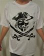 Anonymous Pirate T-shirt | Black Image | Blasted Rat on Sale