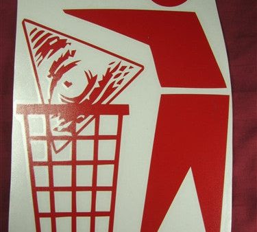 Illuminati Trash | Die Cut Vinyl Sticker Decal | Blasted Rat For Sale