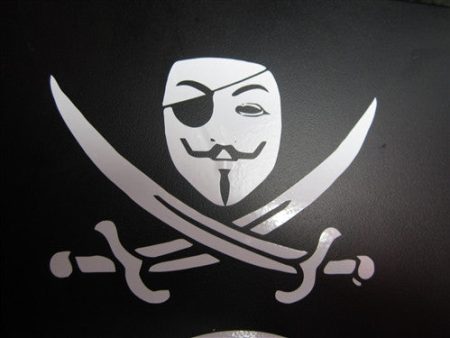 Anonymous Pirate | Die Cut Vinyl Sticker Decal | Blasted Rat on Sale