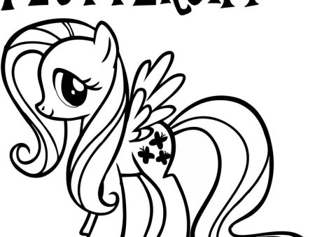 My Little Pony Fluttershy - Die Cut Vinyl Sticker Decal Discount