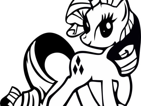 My Little Pony Rarity Variation5 - Die Cut Vinyl Sticker Decal For Sale