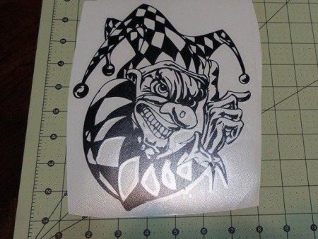 The Jester | Die Cut Vinyl Sticker Decal | Blasted Rat Online Sale