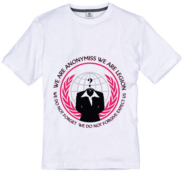 Anonymiss We Are Legion Anonymous T-shirt | Blasted Rat Hot on Sale