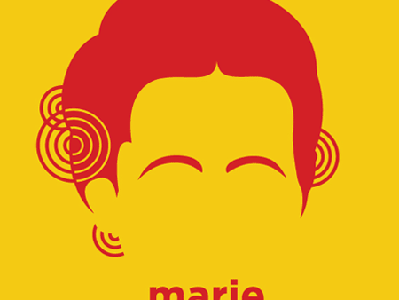 Marie Curie - Die Cut Vinyl Sticker Decal For Cheap