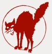 IWW Anarchist Sabotage Cat Logo | Die Cut Vinyl Sticker Decal | Blasted Rat Cheap