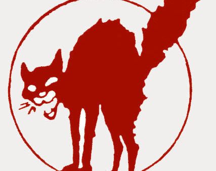 IWW Anarchist Sabotage Cat Logo | Die Cut Vinyl Sticker Decal | Blasted Rat Cheap