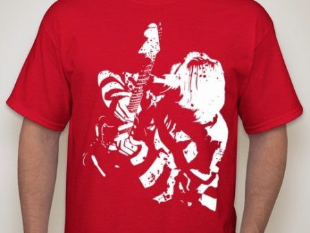 Nirvana Kurt Cobain Playing Guitar T-shirt | Blasted Rat Online now