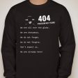 Anonymous Error 404 Freedom Not Found Long Sleeve T-shirt We Are Already Here | Blasted Rat Online Sale