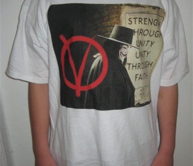 Anonymous V for Vendetta | Strength Through Unity T-shirt | Blasted Rat Supply