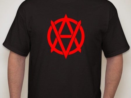 Vegan Anarchist Logo T-shirt | Blasted Rat on Sale