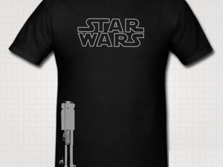 Star Wars Lightsaber T-shirt Hot on Sale