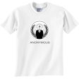 Anonymous Logo Black Text T-shirt | Blasted Rat For Discount