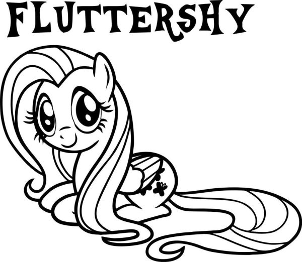 My Little Pony Fluttershy - Die Cut Vinyl Sticker Decal Discount