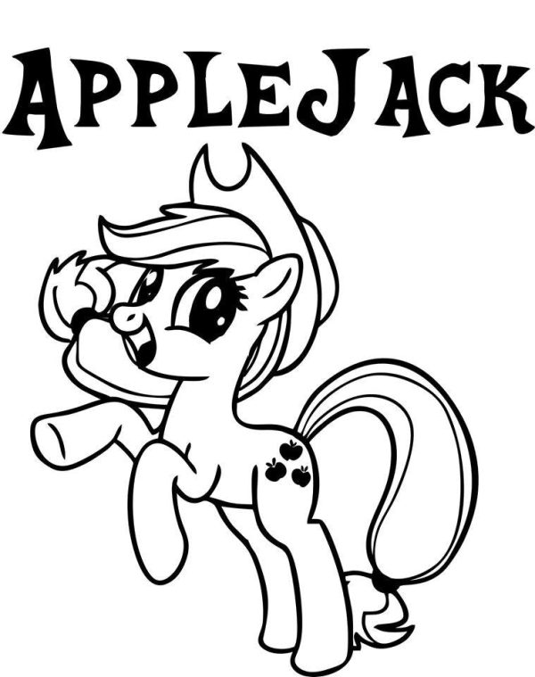 My Little Pony Applejack - Die Cut Vinyl Sticker Decal For Sale