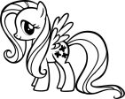 My Little Pony Fluttershy - Die Cut Vinyl Sticker Decal on Sale