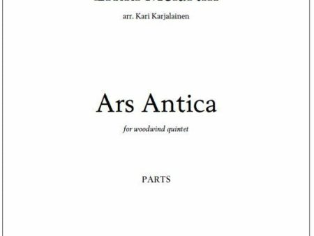 Ars Antica for wind quintet - Parts For Cheap