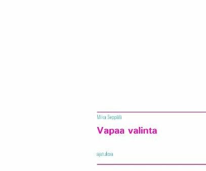 Vapaa valinta Online