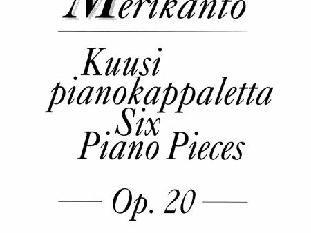 Kuusi pianokappaletta   Six Piano Pieces on Sale