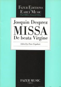 Missa de Beata Virgine For Cheap