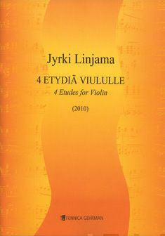 4 Etudes for violin   4 etydiä viululle Hot on Sale